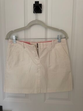 Vineyard Vines White Mini Skirt